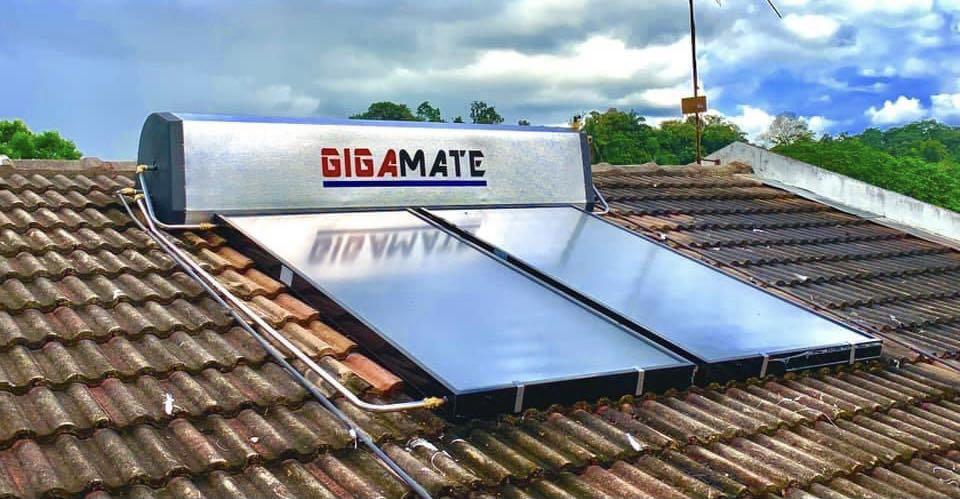 GIGAMATE Solar Hot Water Heater / pemanas air solar, TV u0026 Home Appliances, Water  Heater u0026 Instant Showers on Carousell
