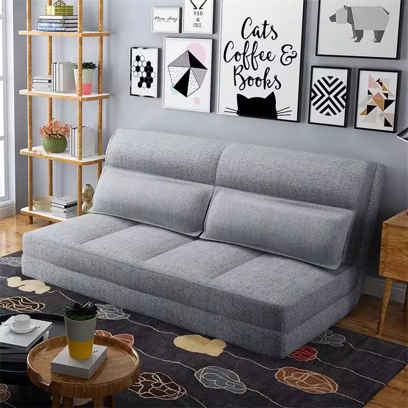 Grey sofa bed (single), Furniture & Home Living, Furniture, Sofas on