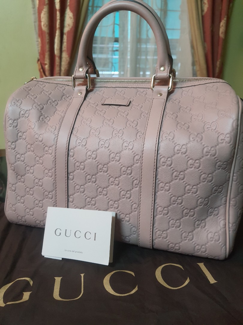 Gucci guccissima top boston bag