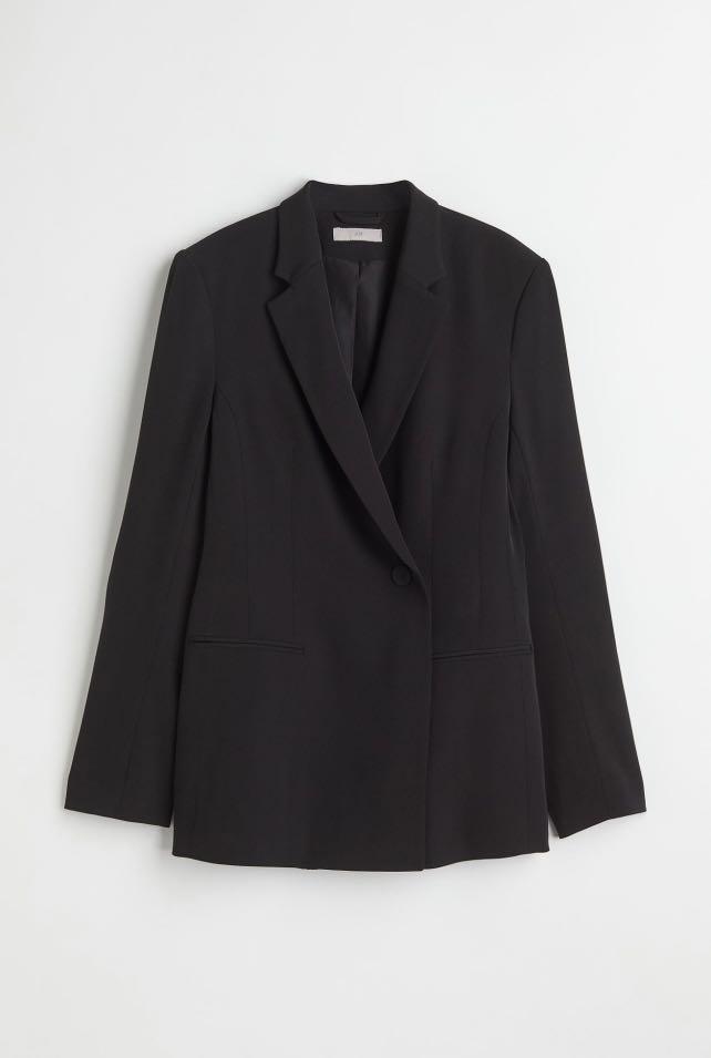 H M Double Breasted Blazer Jacket Women s Fashion Tops Blouses