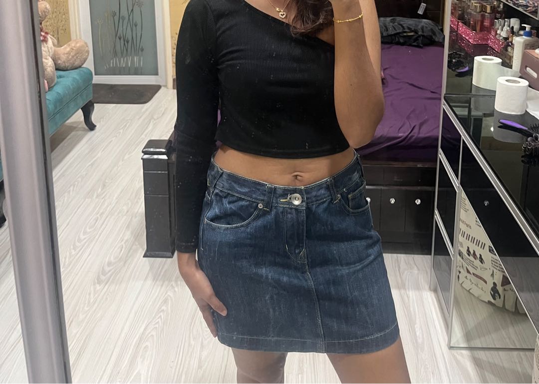 Hush sale denim skirt