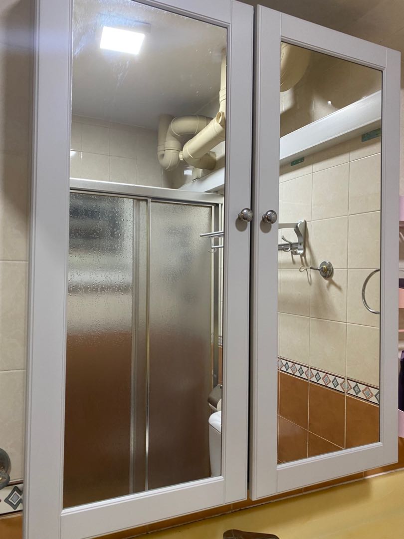 IKEA Bathroom Storage Mirror, Furniture & Home Living, Bathroom