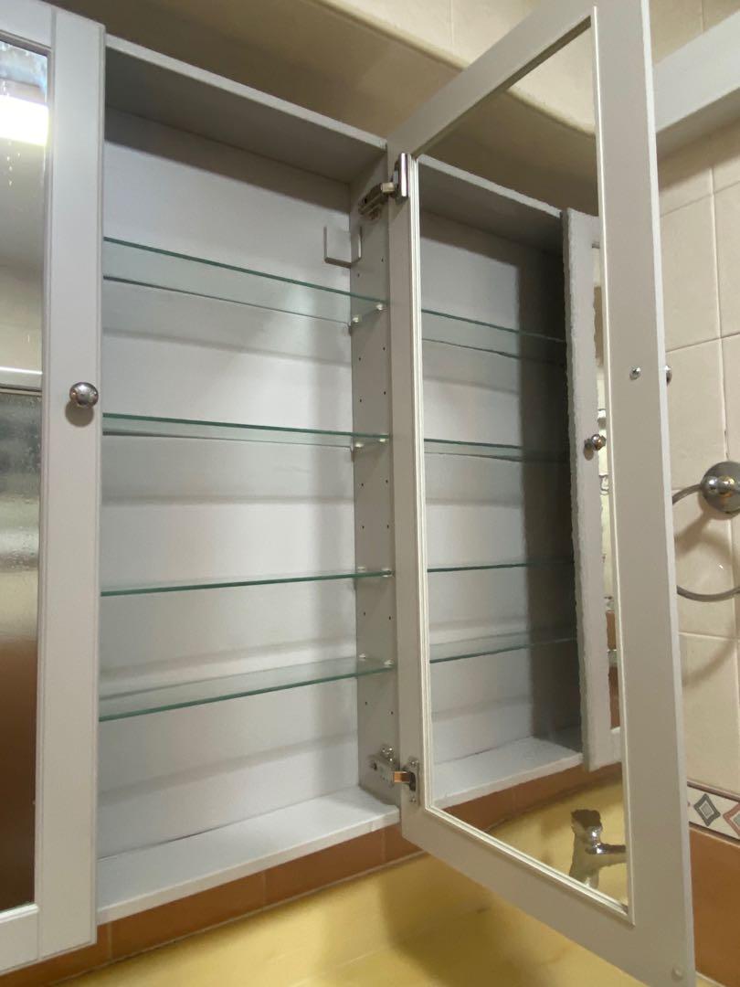 IKEA Bathroom Storage Mirror, Furniture & Home Living, Bathroom