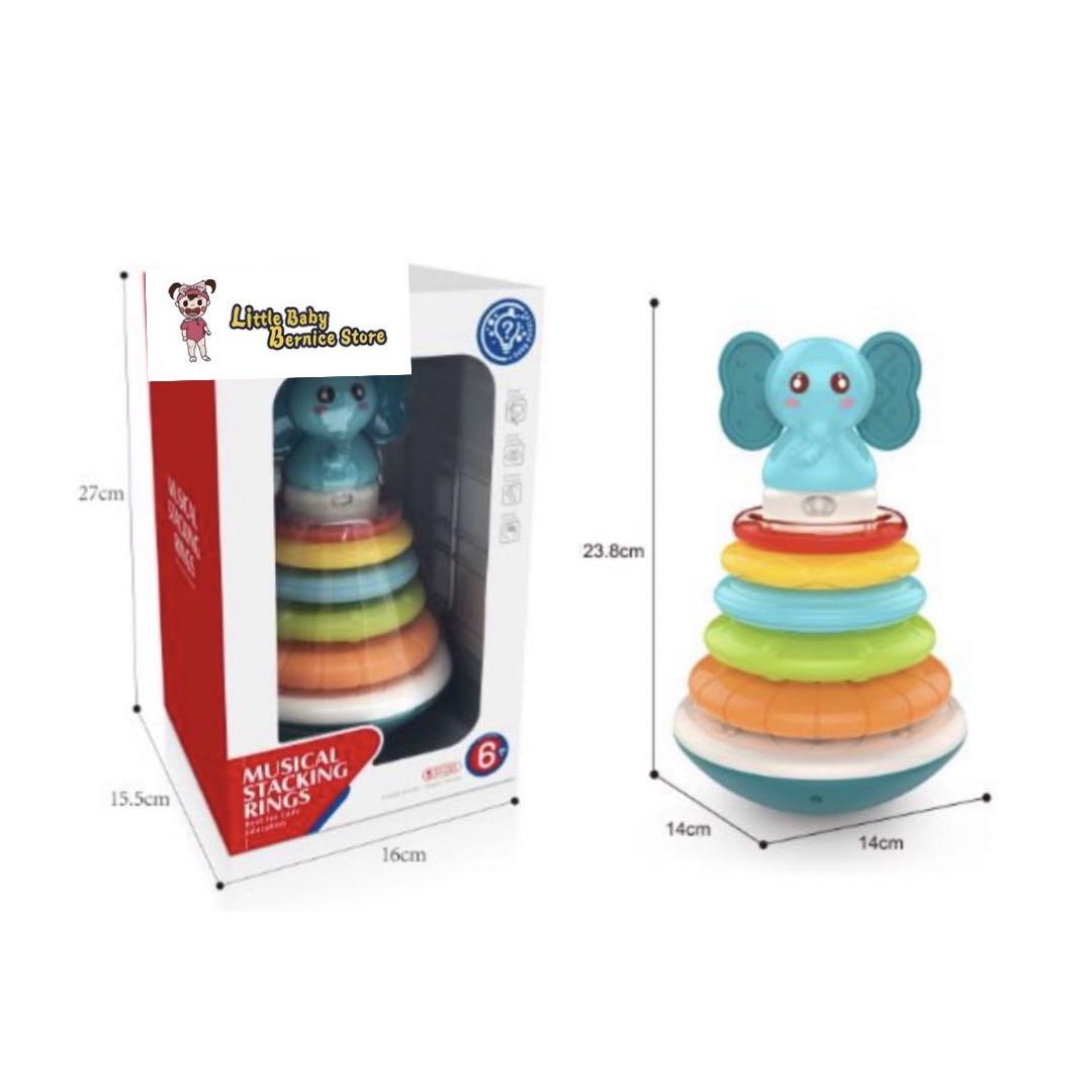 [INSTOCK] Musical Stacking Rings Toy, Babies & Kids, Infant Playtime on
