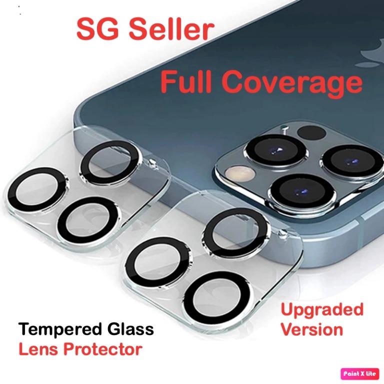 Protector Camera Iphone 13 14 Pro Max Mini Tempered Glass Full