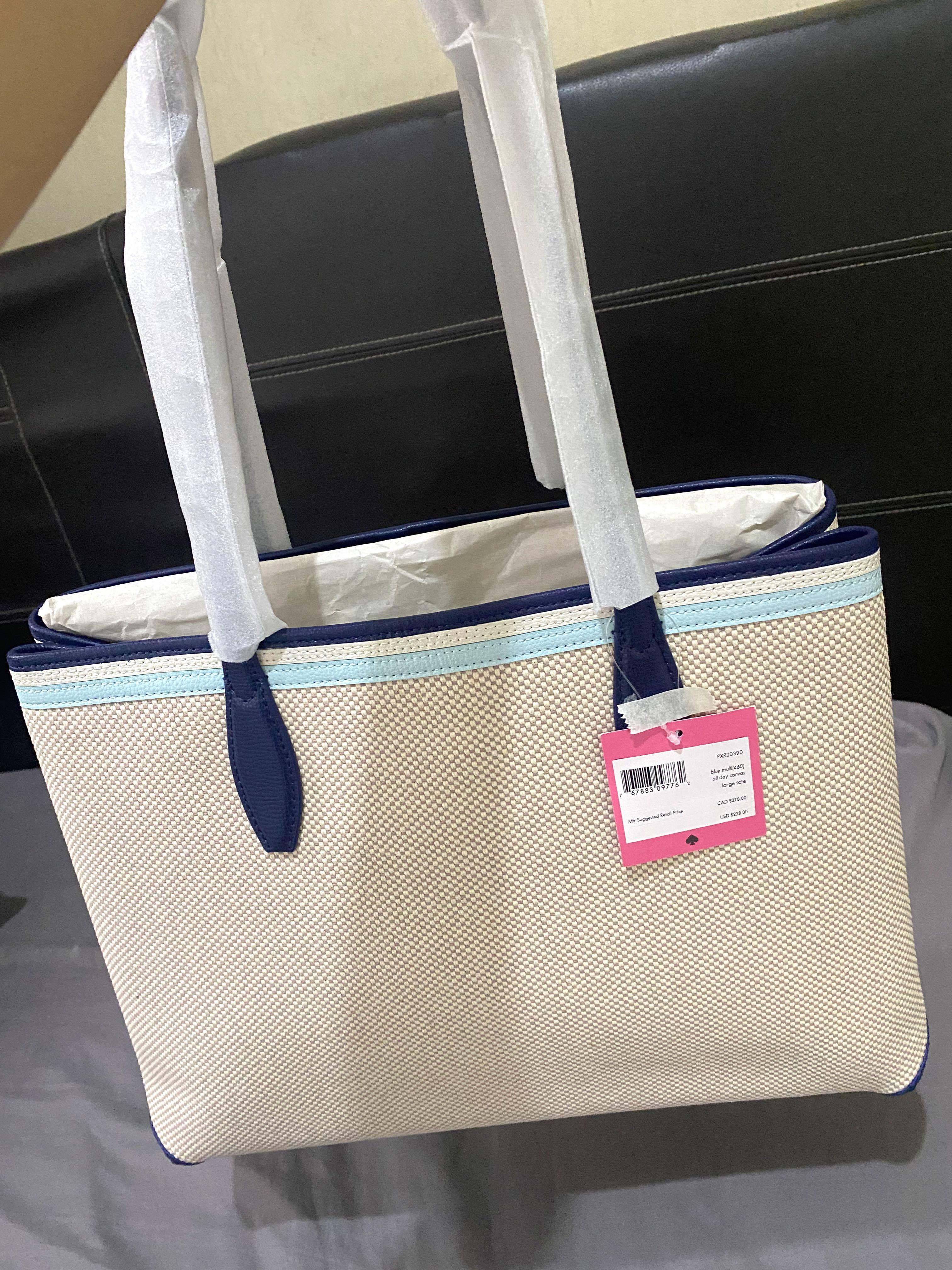 Kate Spade All Day Canvas Large Tote Bag (Retail item), Women's Fashion,  Bags & Wallets, Tote Bags on Carousell