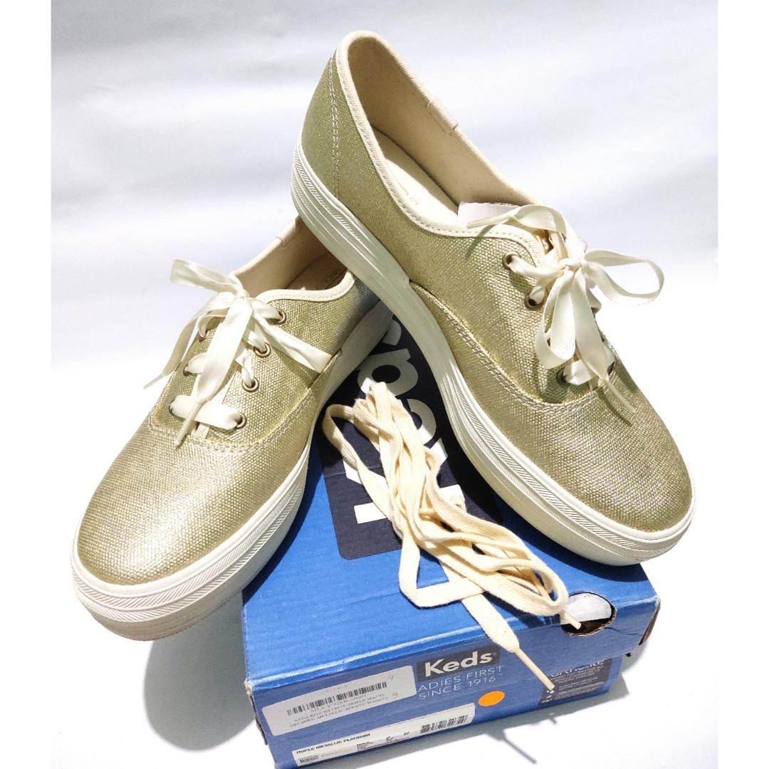 Keds triple matte brushed metallic 2025