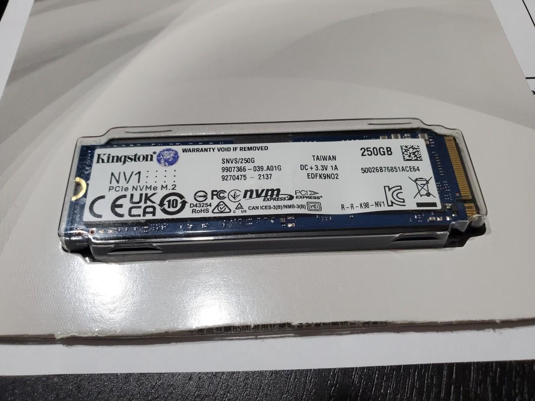 SSD Kingston 250GB M.2 2280 2000/1100MB/s NVME 35xFaster