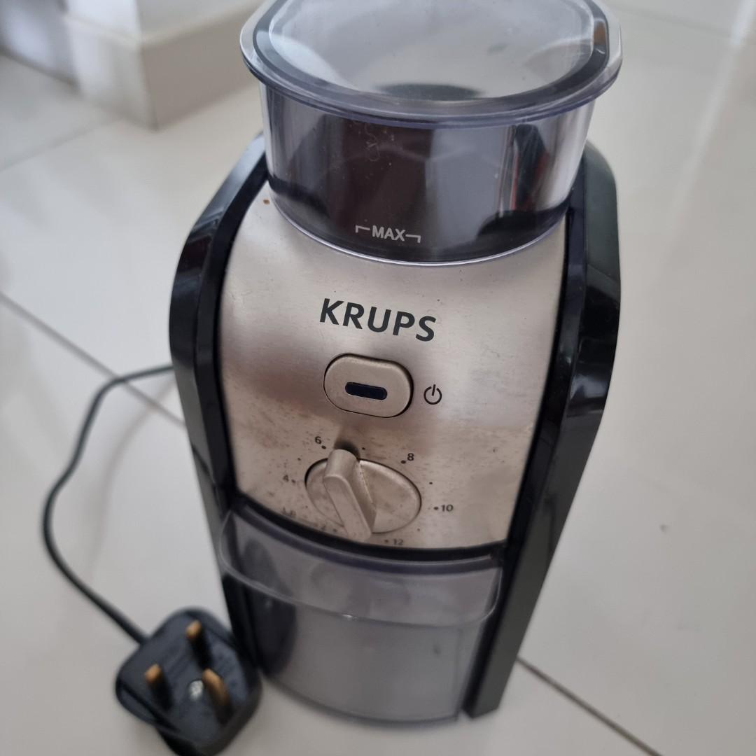 Krups Coffee Grinder, TV & Home Appliances, Kitchen Appliances, Coffee  Machines & Makers on Carousell