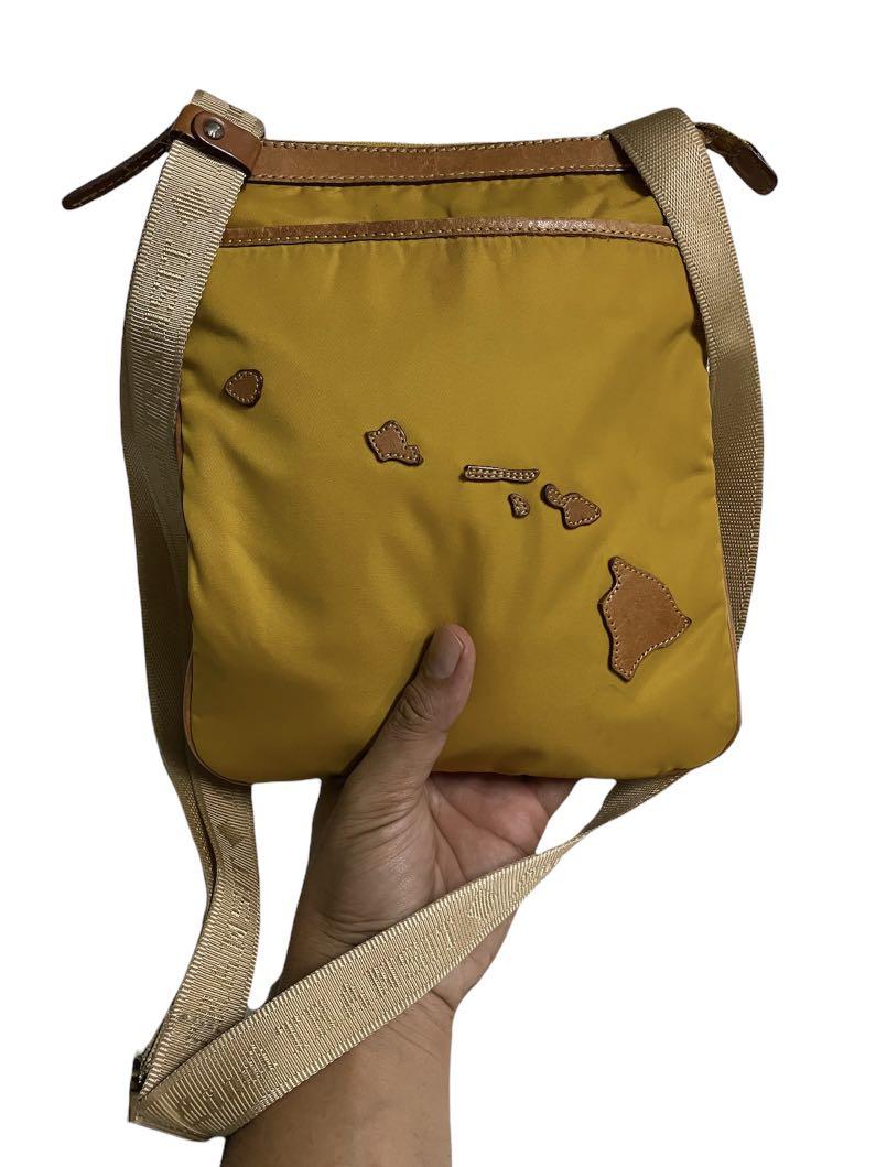 LANAI TRANSIT HAWAII NYLON LEATHER SLING BAG, Men's Fashion, Bags