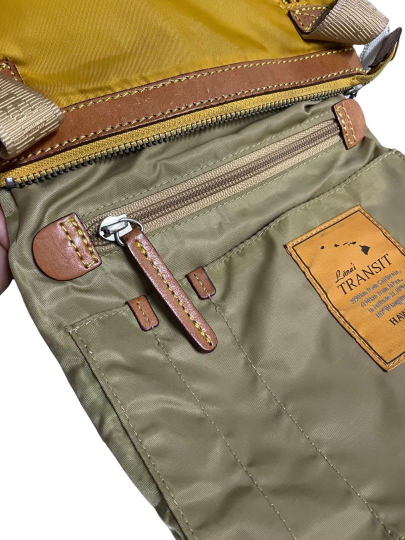 LANAI TRANSIT HAWAII NYLON LEATHER SLING BAG, Men's Fashion, Bags