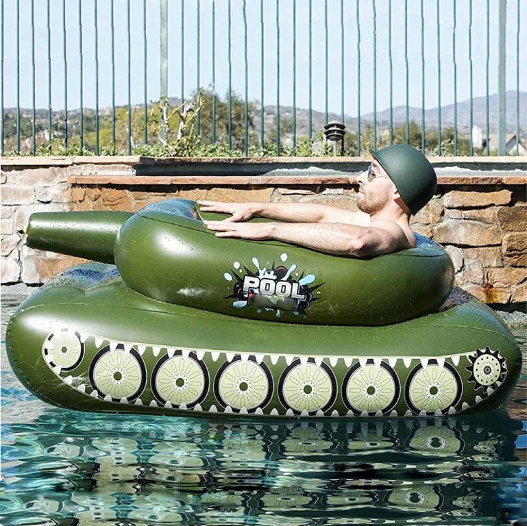 Large beach tank shoot water inflatable float swimming pool party raft