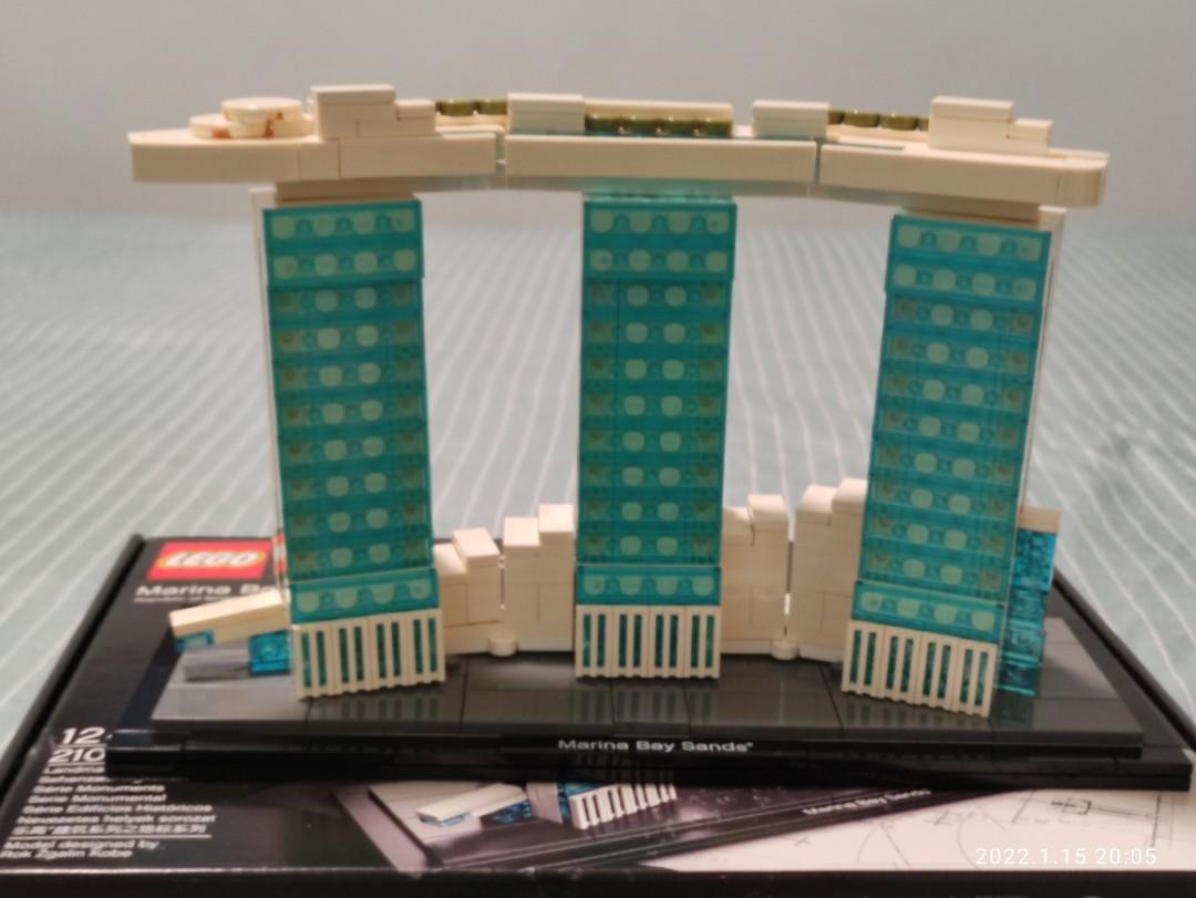 Lego 21021 Architecture Limited Edition Marina Bay Sands used temporarily suspended