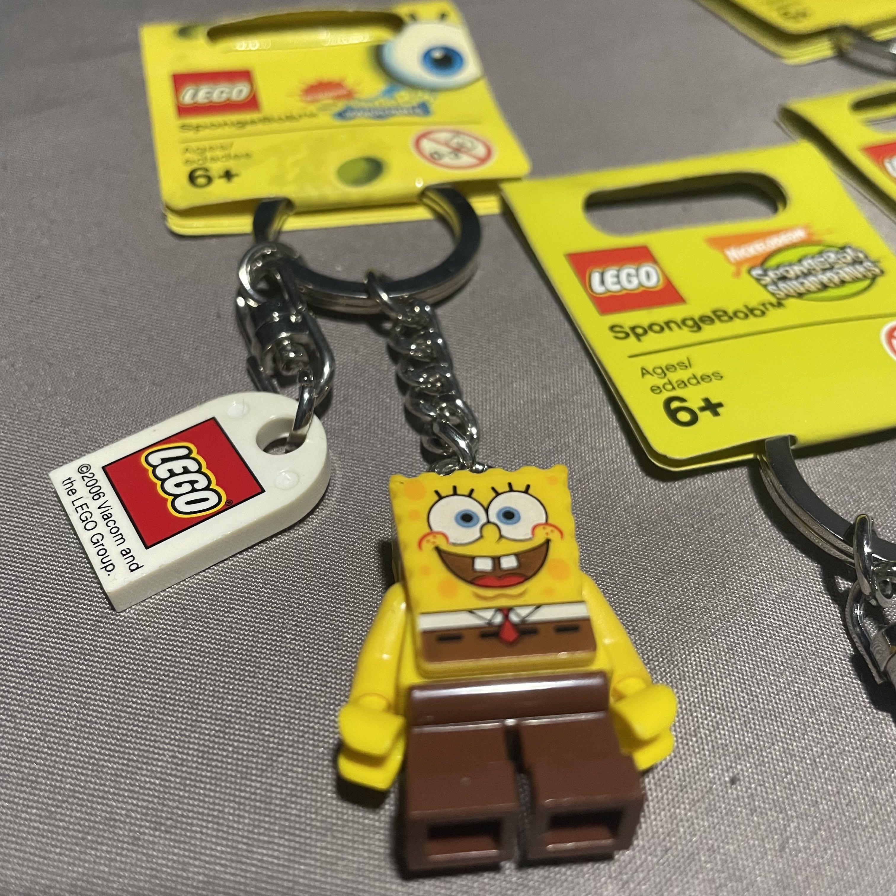 Lego spongebob keychain clearance