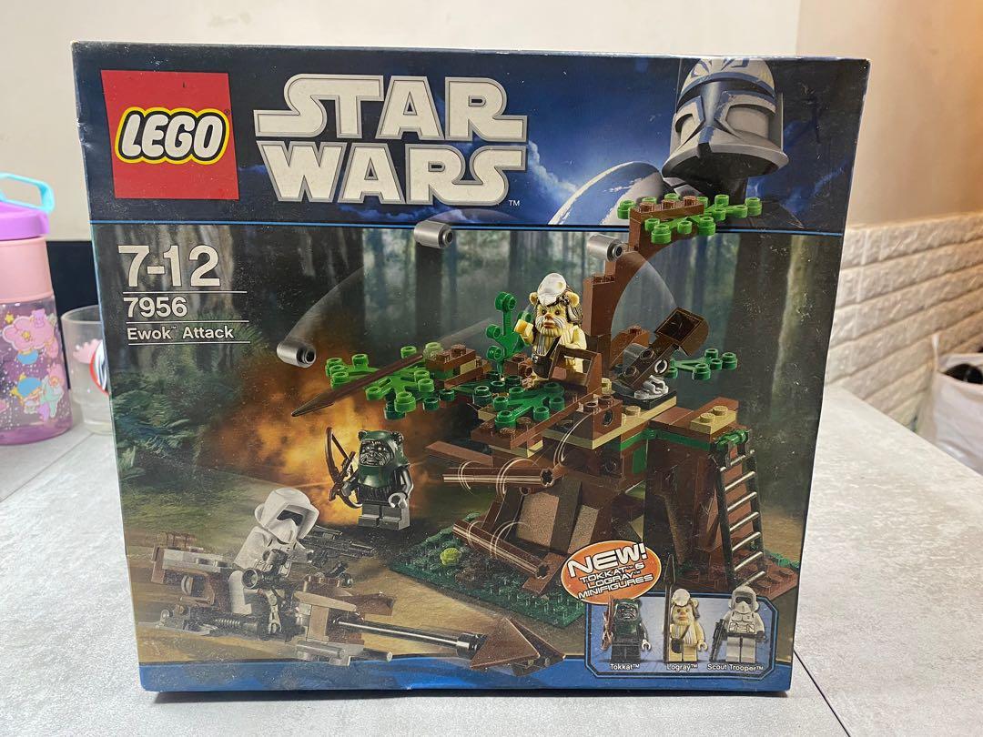Lego Star Wars 7956 絕版Ewok Attack, 興趣及遊戲, 玩具& 遊戲類