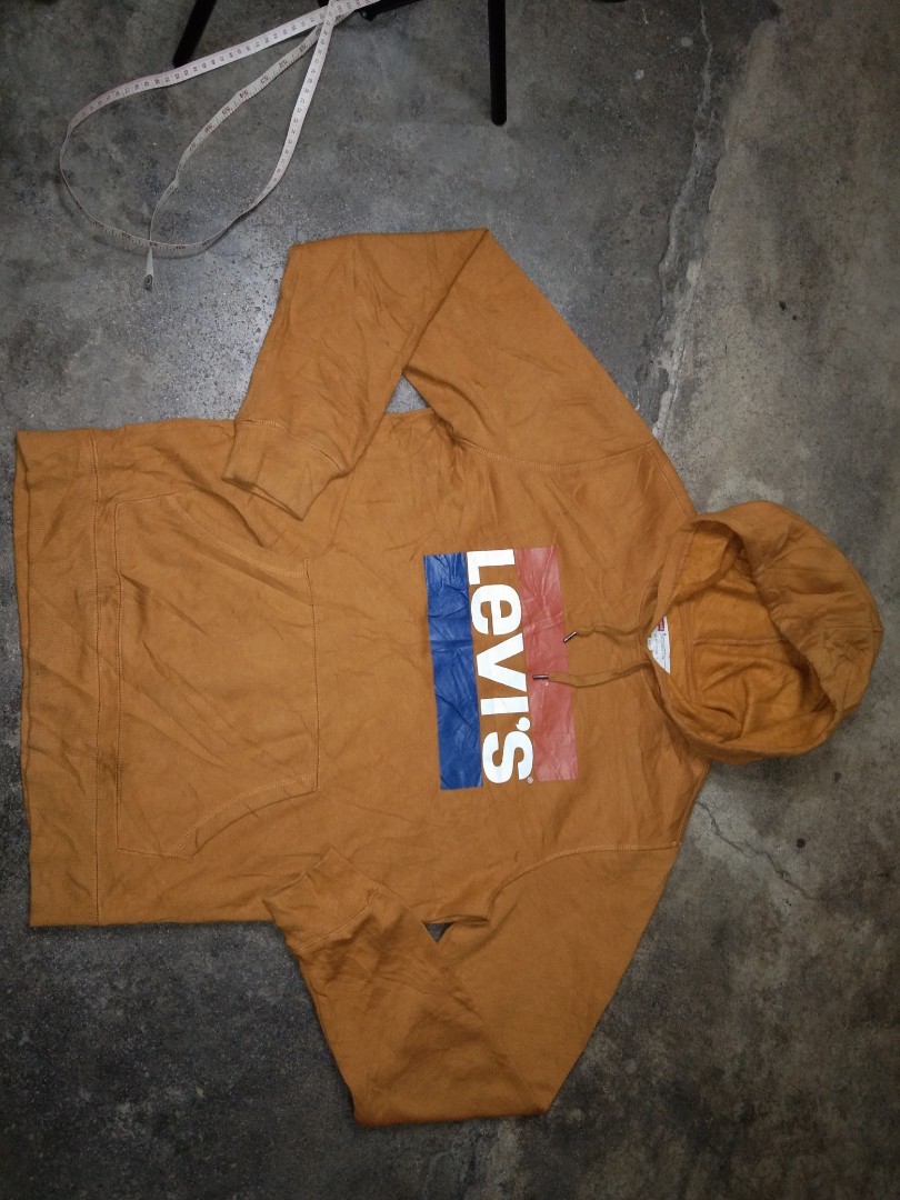 Levi's Mustards Hoodie's, Men's Fashion, Coats, Jackets and Outerwear