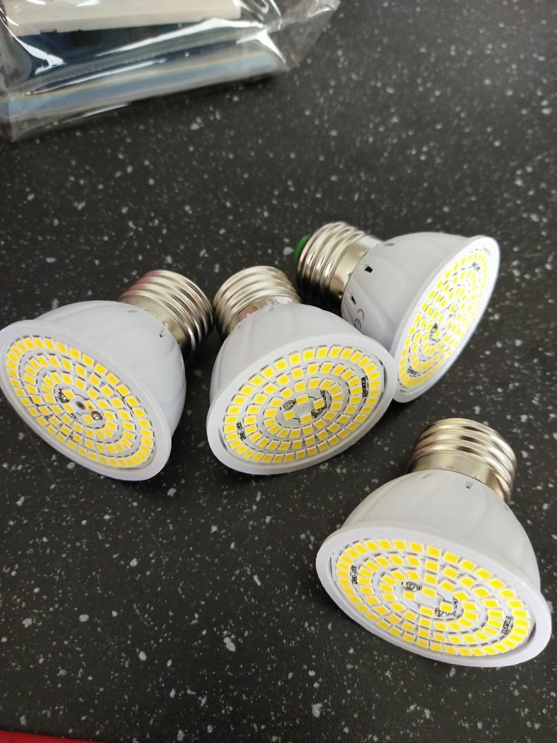 20Pack Colored Bulbs LED 2W E27 G45 Lighting Bulbs,LED Coloured GolfBall Bulb, 
