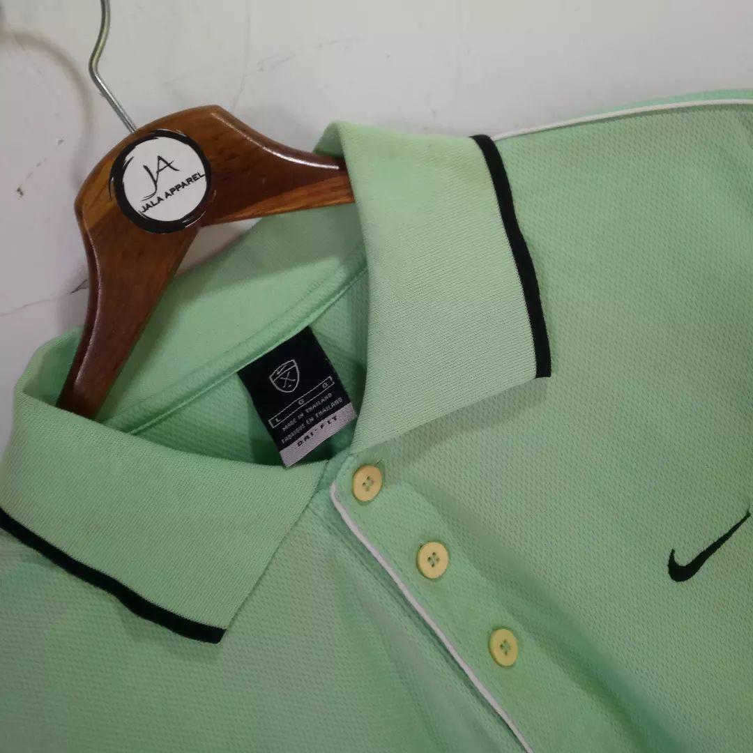 Long Sleeve Polo shirt NIKE GOLF Mint 
