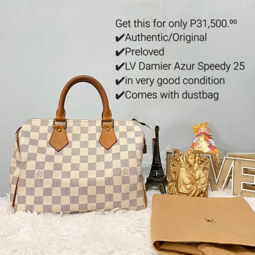 Authentic Louis Vuitton Speedy 25, Luxury, Bags & Wallets on Carousell