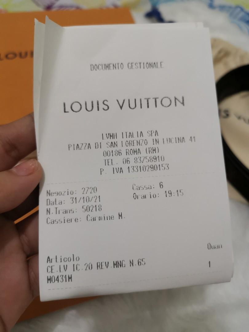 Louis Vuitton 90/36 Ivory x Gold LV Cut Out Initials Belt 71lk328s –  Bagriculture
