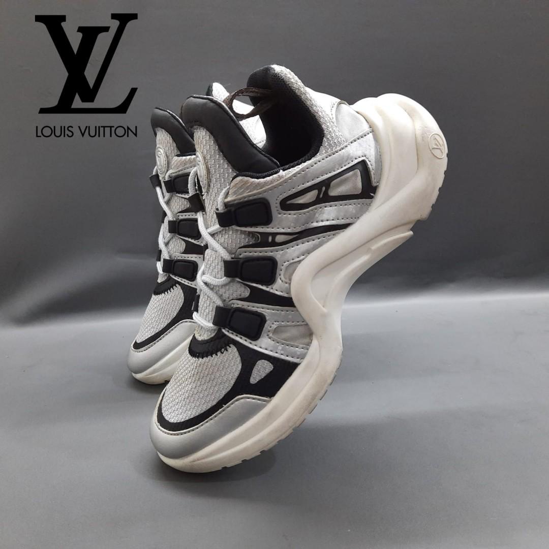 Louis Vuitton LV 75 Mens 85 US Black Damier Fastlane Sneakers 86298   Bagriculture