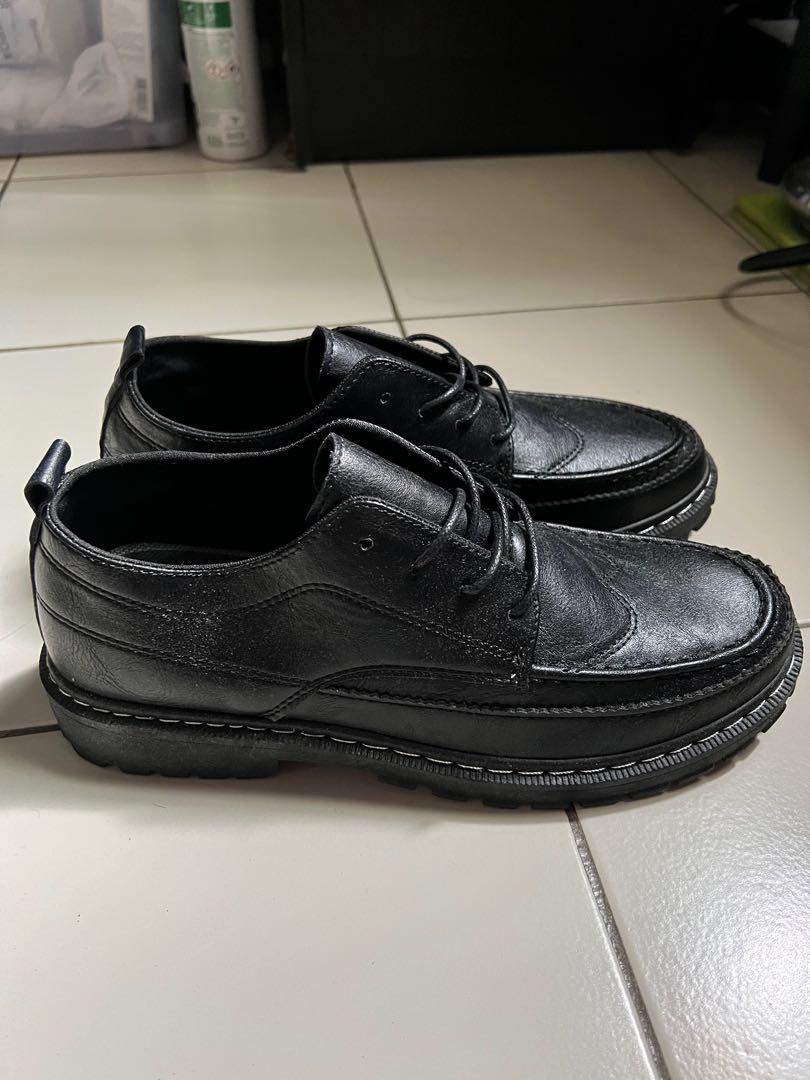 Matt black shoes hotsell