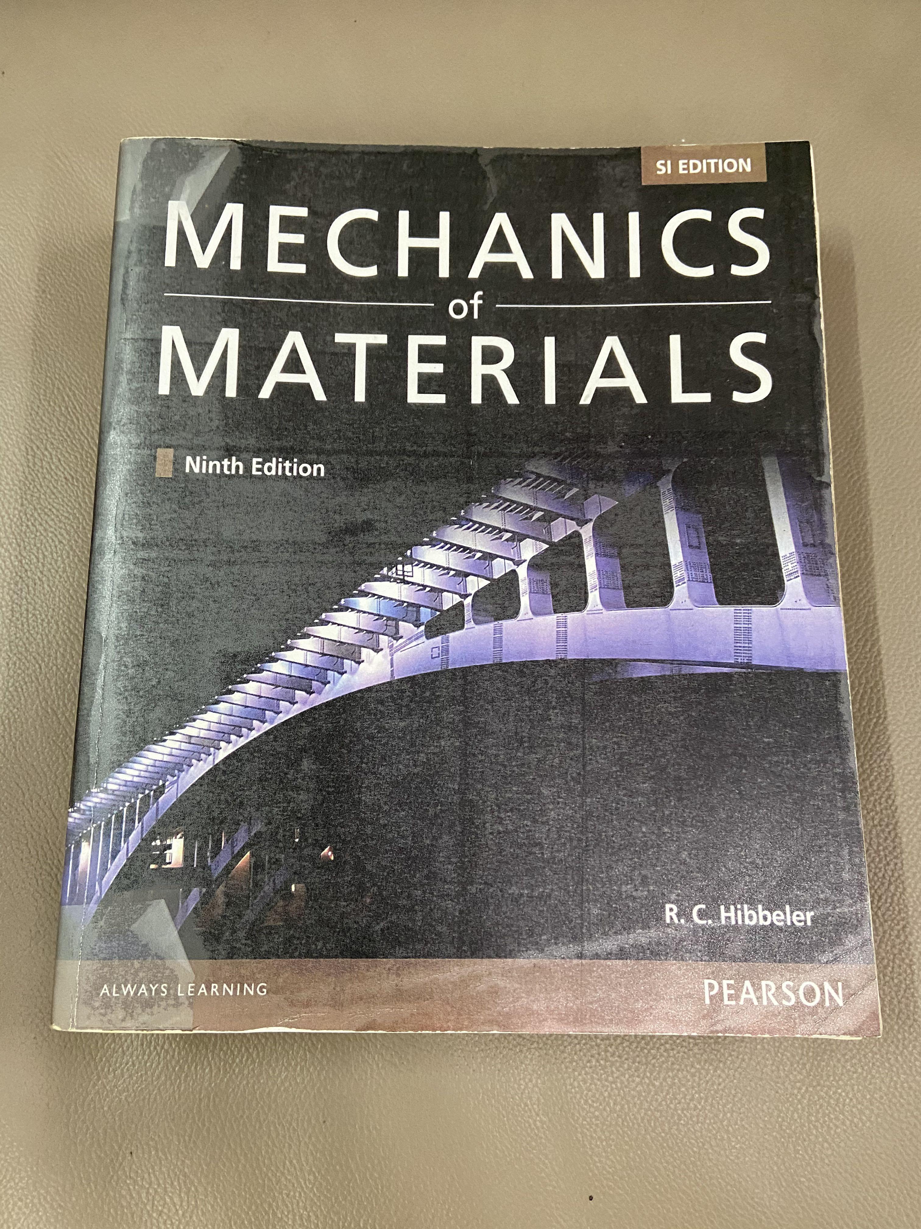 Mechanics of Materials 9e by Hibbeler, Hobbies & Toys, Books