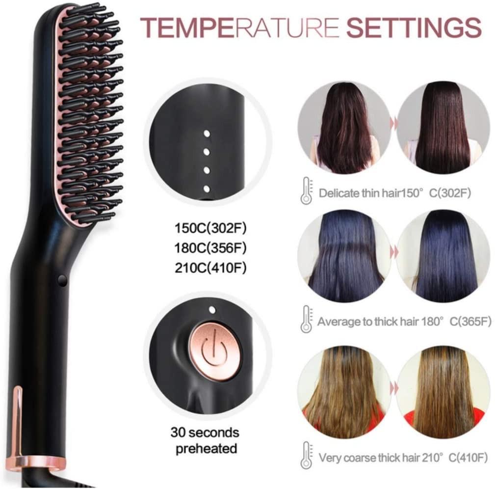 Liaboe hair straightener brush discount