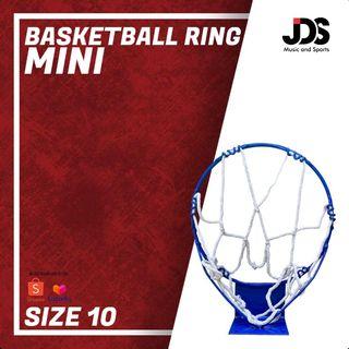 Mini Basketball Ring with Net Size 10"