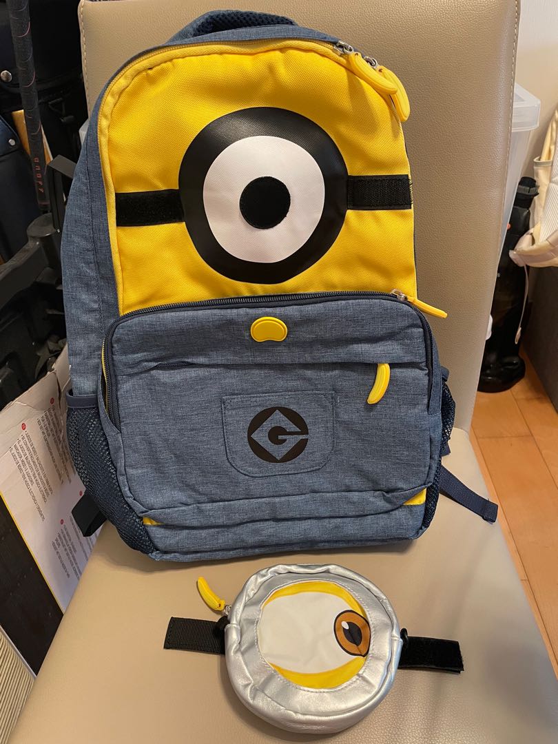 Minion Delsey backpack Carousell