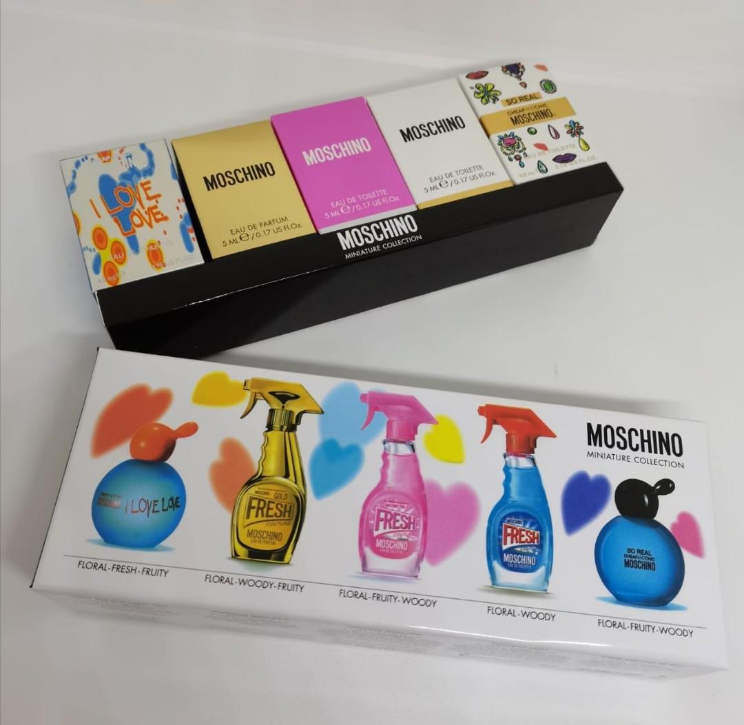 moschino mini set perfume