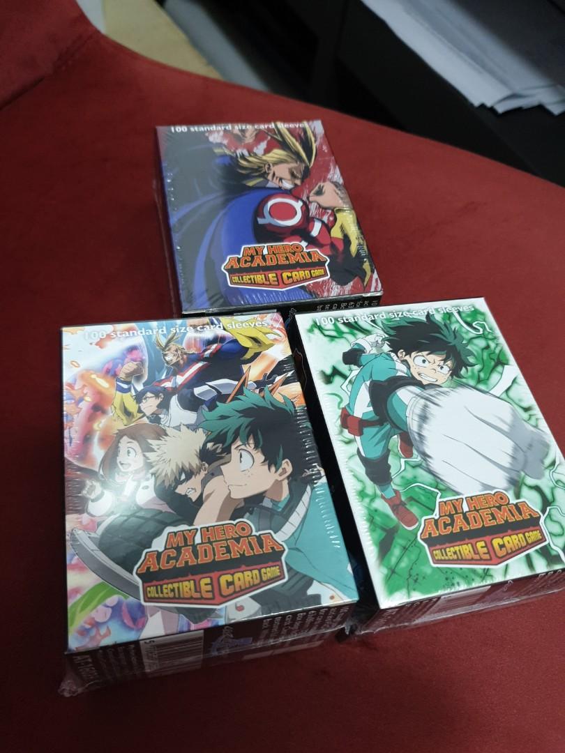 My Hero Academia Tcg Card Sleeves Standard Size Hobbies Toys Toys Games On Carousell
