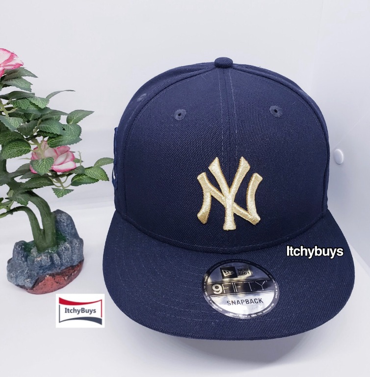 New York Yankees (27 World Series Champions Sidepatch) Navy Blue NY ...