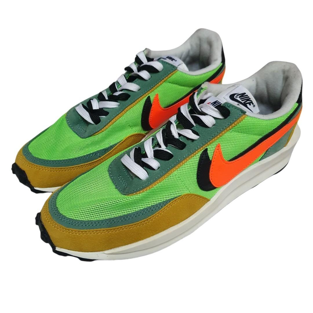 Nike Sacai mens nike waffle sacai × Nike LDWaffle Green Gusto Mens, Men's Fashion