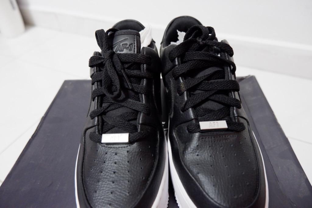 Nike w af1 sage low black online