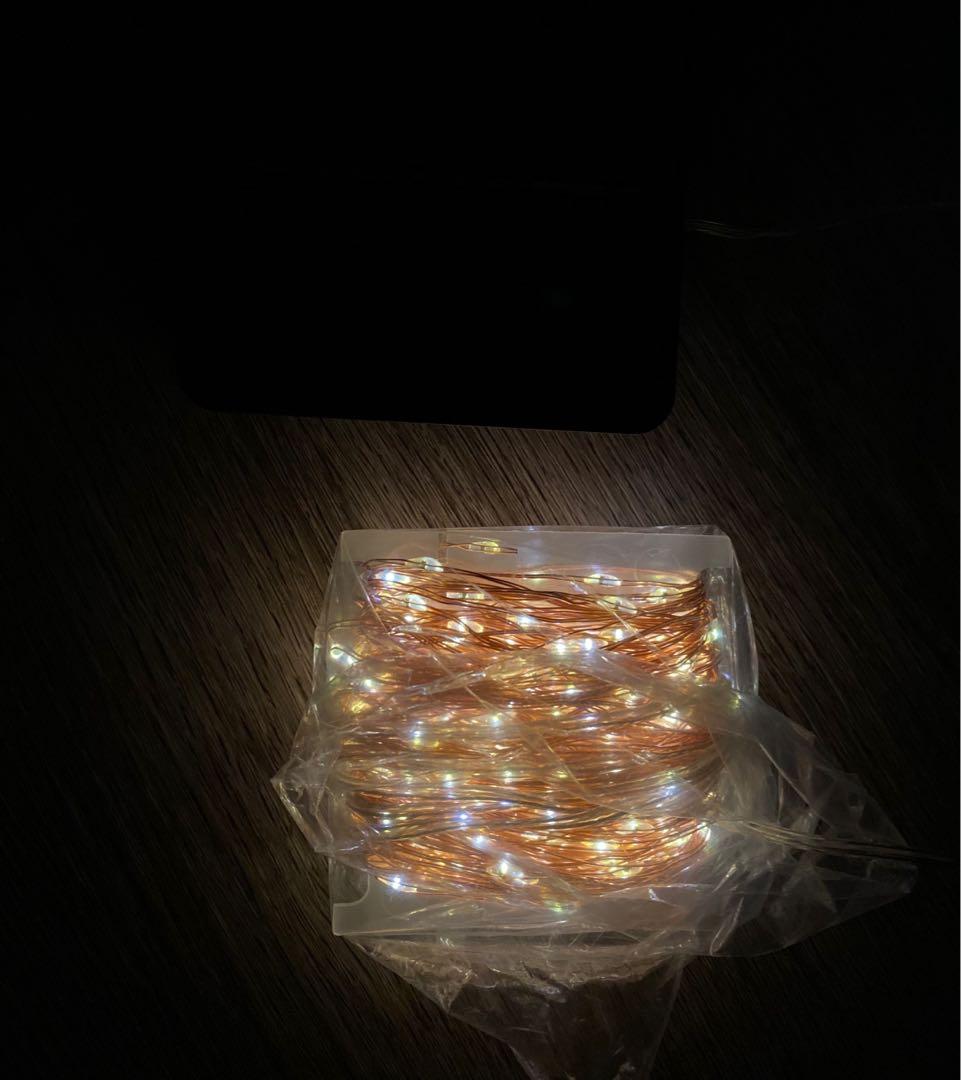 Omeril solar string lights warm light garden decoration Furniture Home Living Lighting Fans Lighting on Carousell