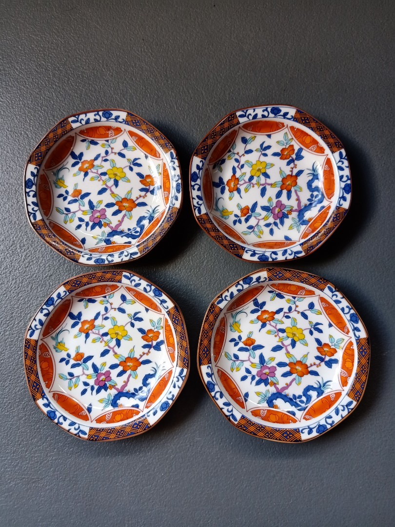 Oriental Side Dish Plates Set, Furniture & Home Living, Kitchenware