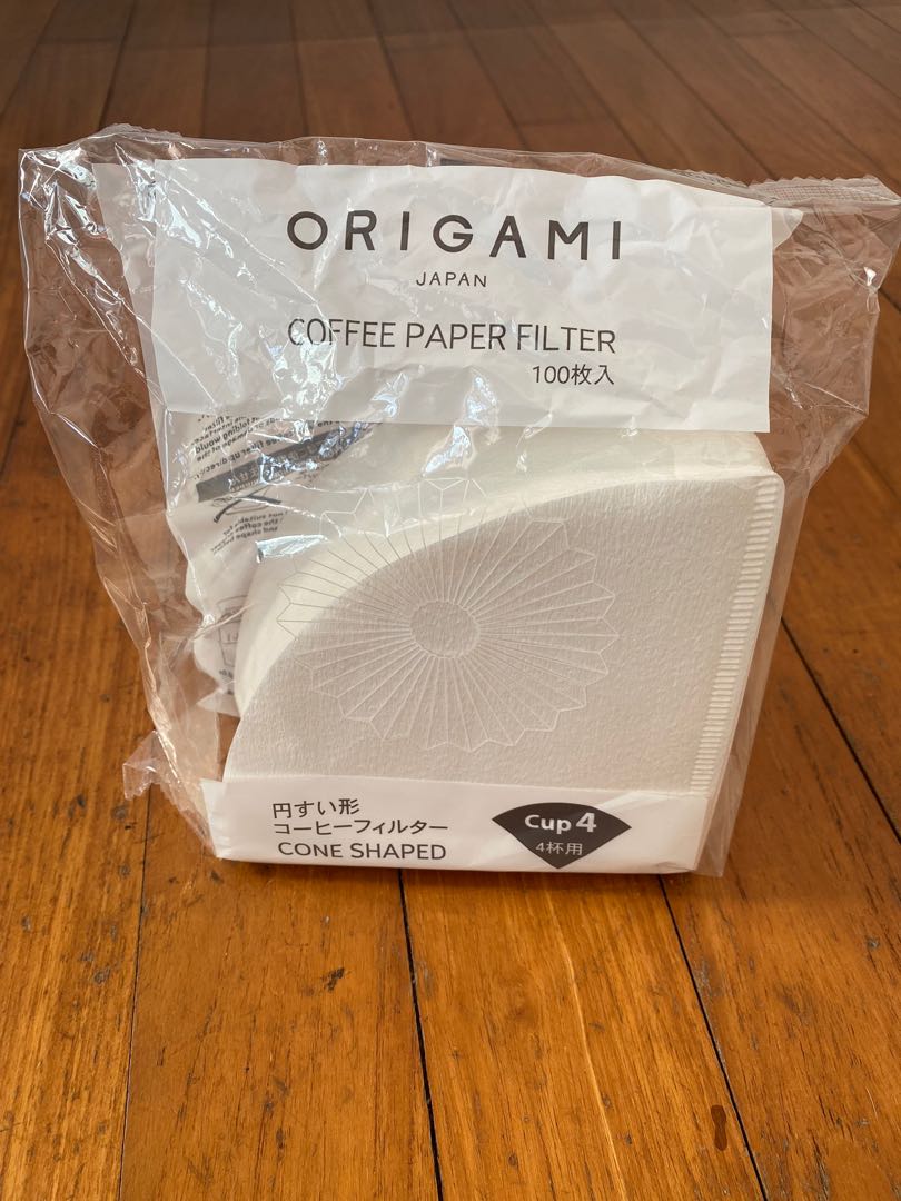 Origami Coffee Paper Filter Paper 04, Furniture & Home Living