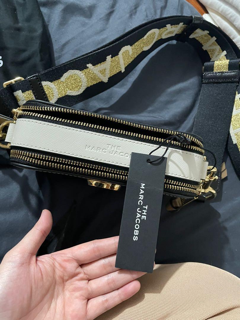 ORIGINAL Marc Jacobs Snapshot Crossbody Bag French Grey Multi, Luxury