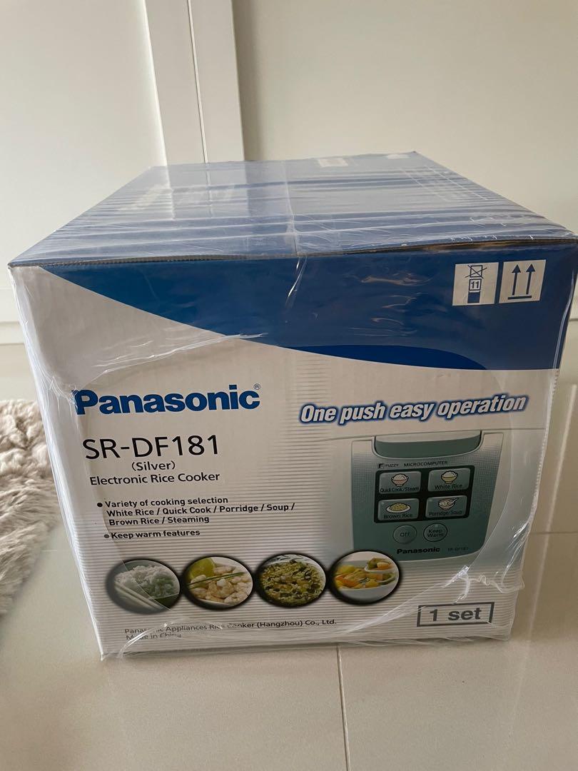 Panasonic SRDF181 1.8L Silver Electronic Rice Cooker, TV & Home