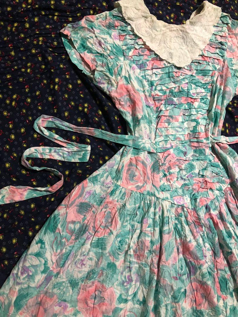 Pastel color vintage dress Women #39 s Fashion Dresses Sets Dresses on