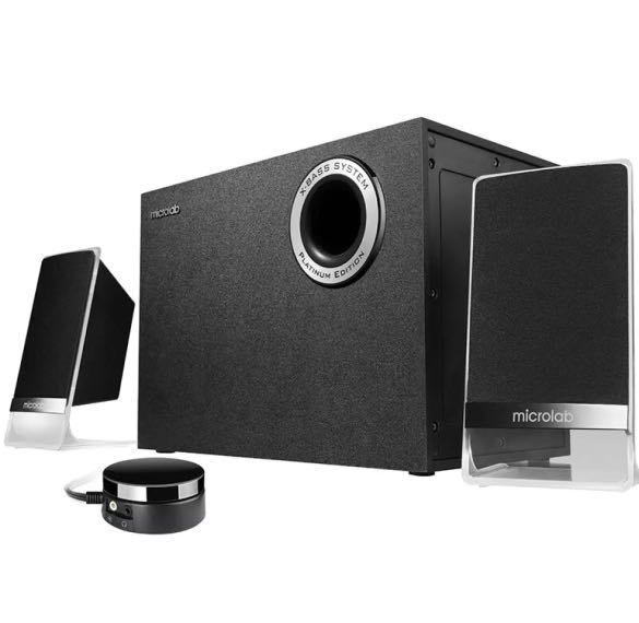 PC 2.1 speakers micro lab M200 subwoofer, Audio, Soundbars
