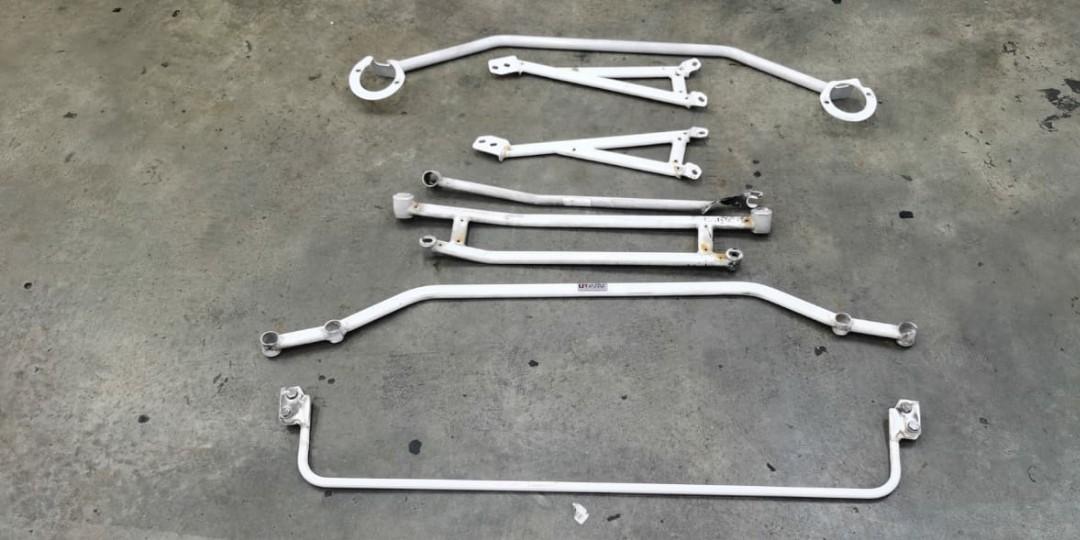 Perodua Bezza 2019 Full set Ultra Racing Bar Auto Accessories on