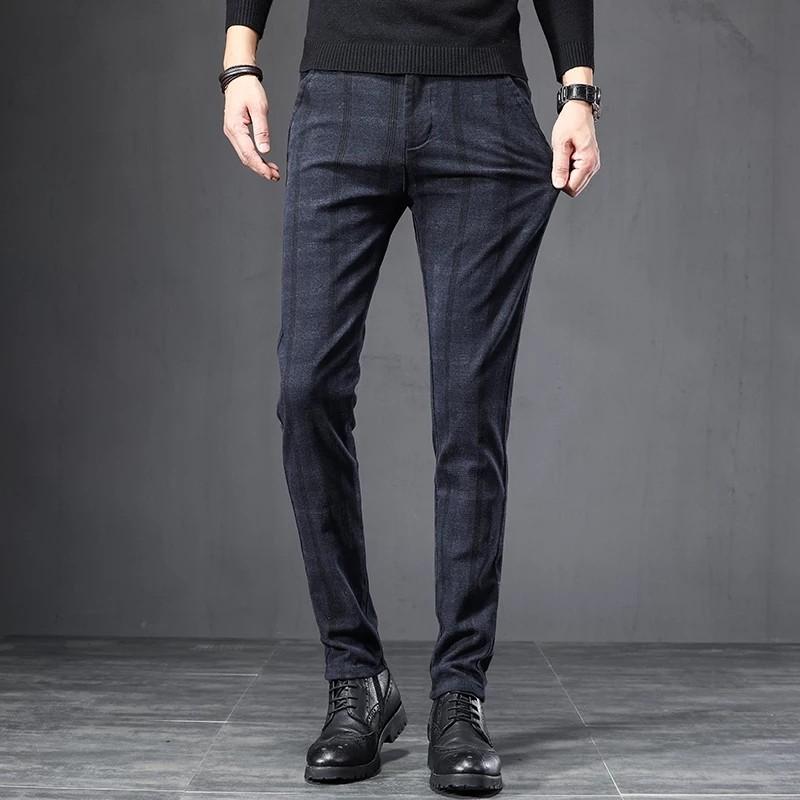 Men's business casual stretch pants top