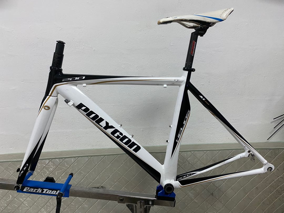 Polygon Helios 200 TT ALX Frameset with full carbon fork seatpost