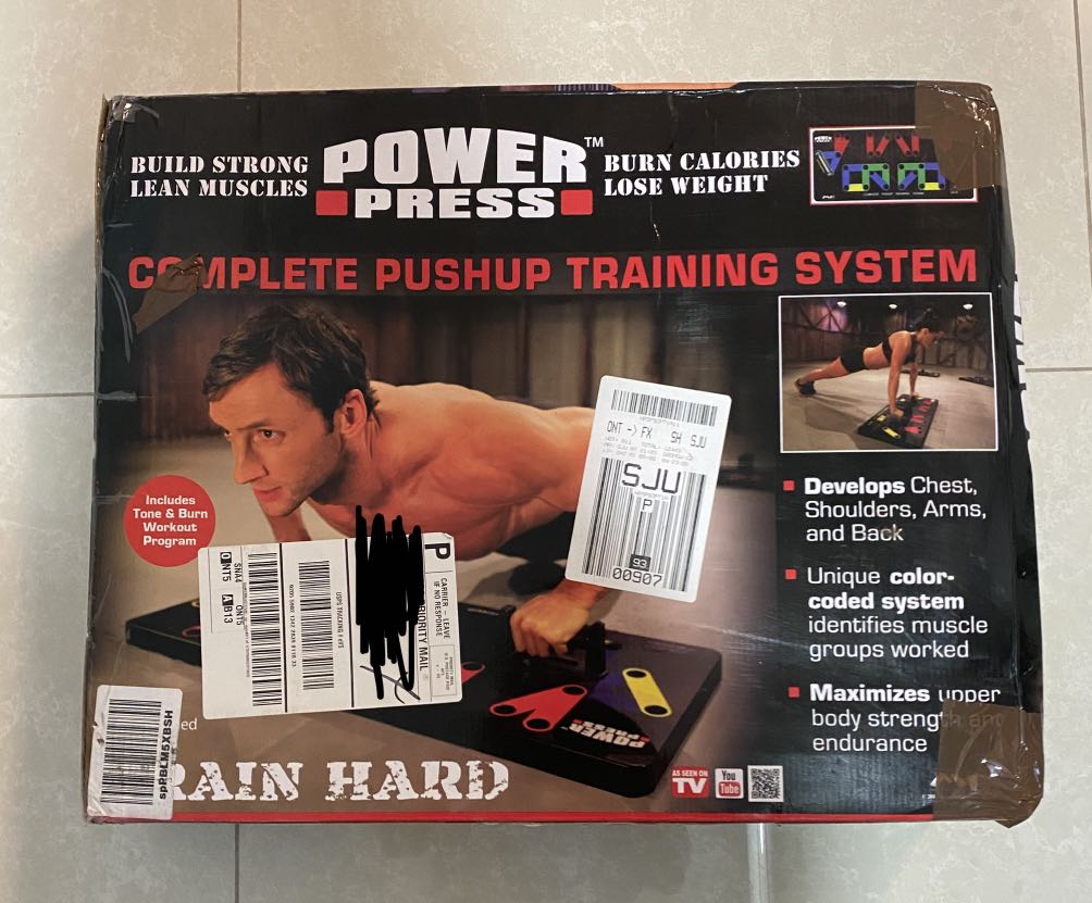 Power press tone on sale and burn workout