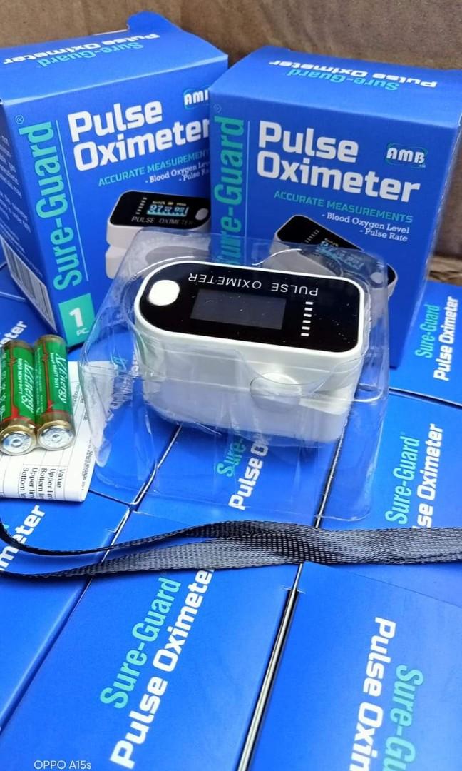 Pulse oximeter sureguard brand, Health & Nutrition ...