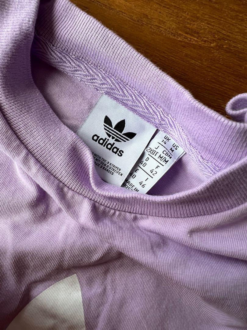 Purple adidas shirt, Women's Fashion 