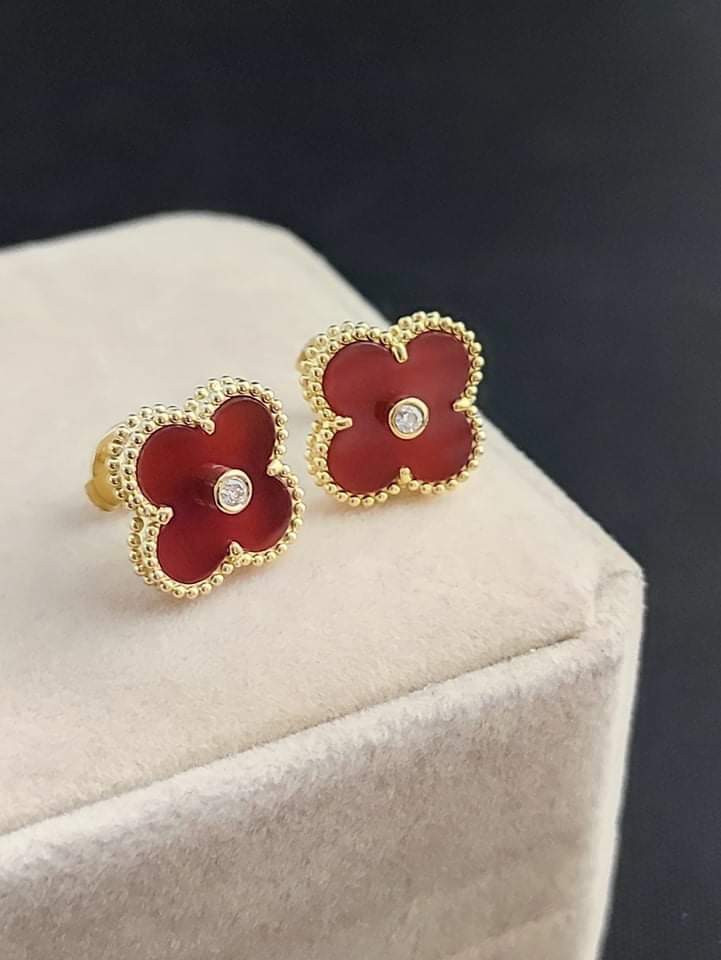 Vca on sale red earrings