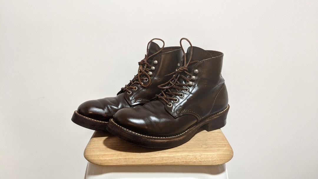 Red wing 8160 犬標90s resoled with vibram 700, 男裝, 鞋, 靴- Carousell
